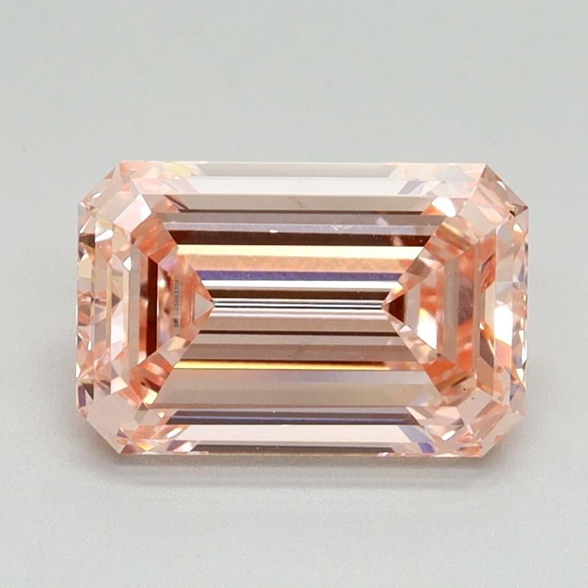 2.01 Ct. Fancy Vivid Pink Emerald Lab Grown Diamond