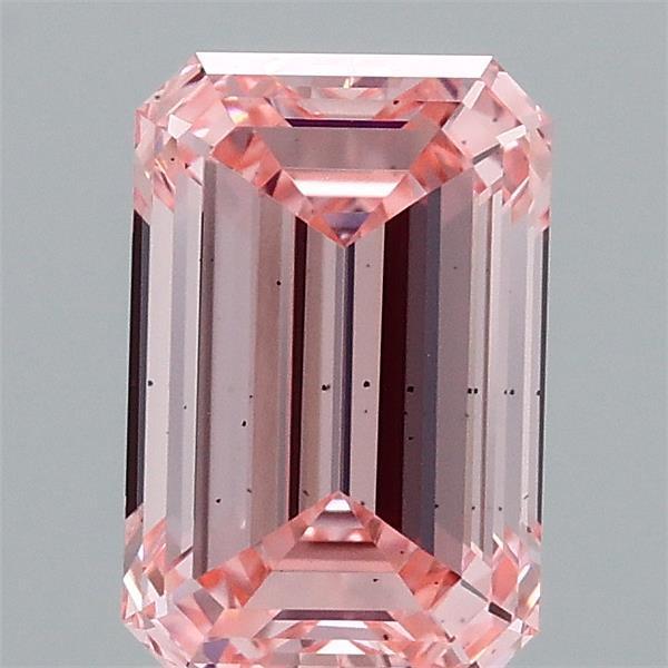 1.52 Ct. Fancy Vivid  Pink Emerald Lab Grown Diamond