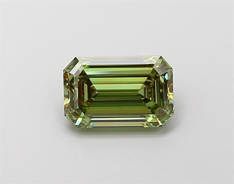 1.04 Ct. Fancy Vivid  Green Emerald Lab Grown Diamond