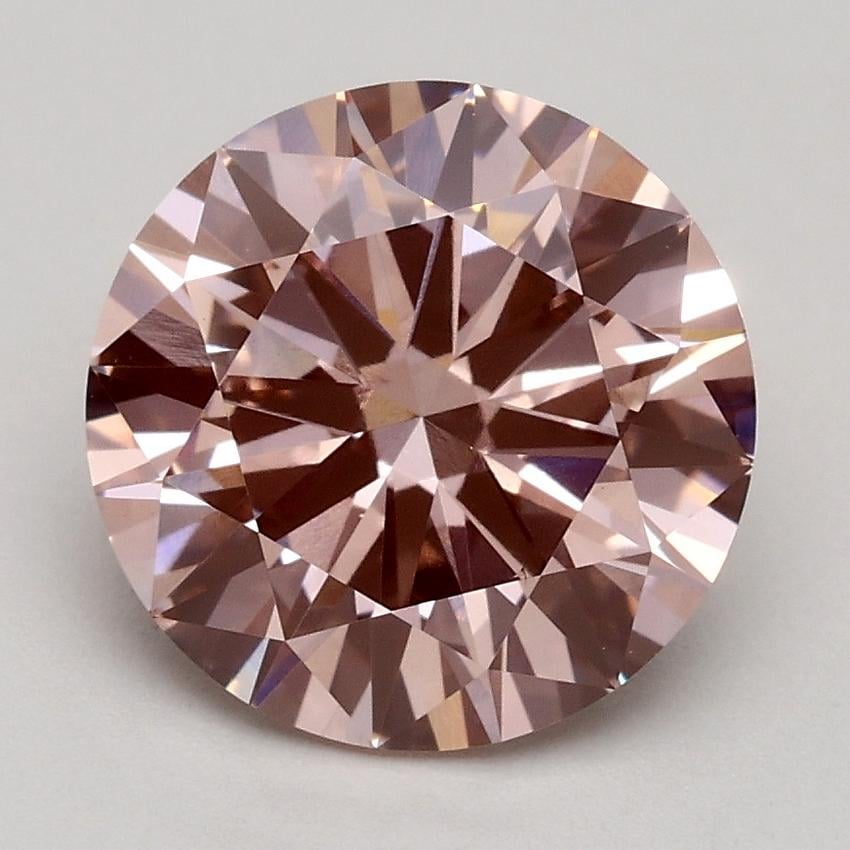 2.00 Ct. Fancy Pink Round Lab Grown Diamond