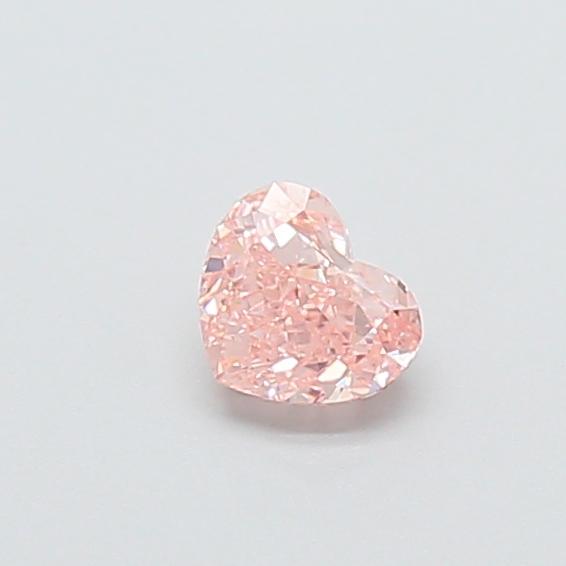 0.36 Ct. Fancy Intense  Pink Heart Lab Grown Diamond