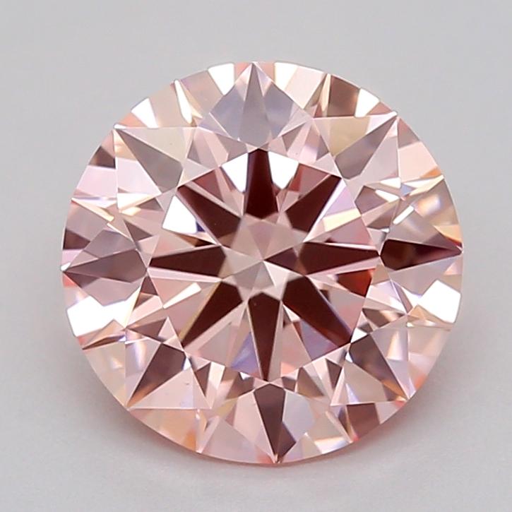 1.60 Ct. Fancy Vivid  Pink Round Lab Grown Diamond