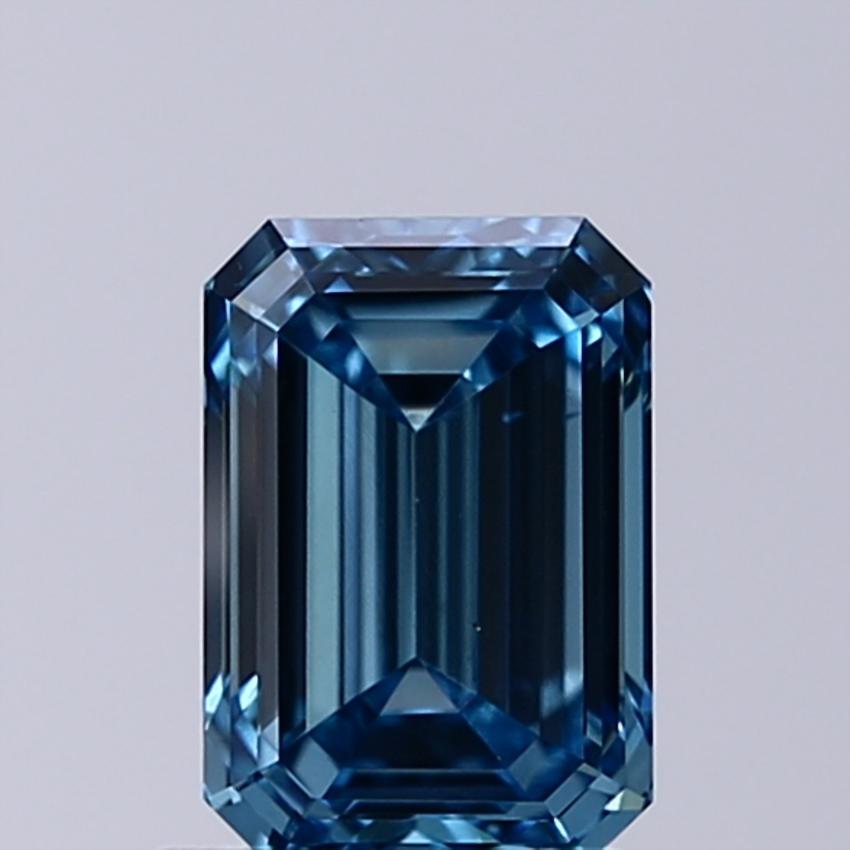 1.20 Ct. Fancy Vivid Blue Emerald Lab Grown Diamond