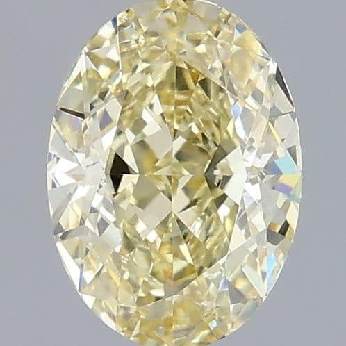 1.08 Ct. Fancy Yellow Oval Lab Grown Diamond