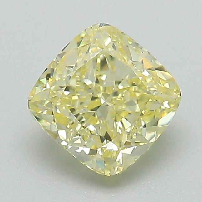 1.22 Ct. Fancy Intense Yellow Cushion Lab Grown Diamond