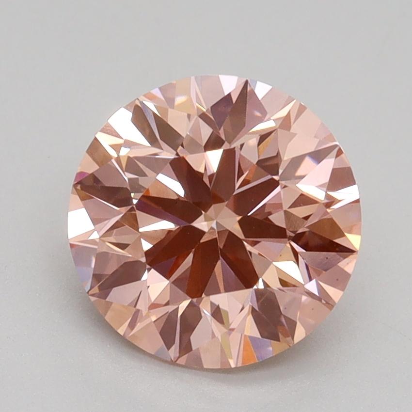 2.00 Ct. Fancy Intense Pink Round Lab Grown Diamond