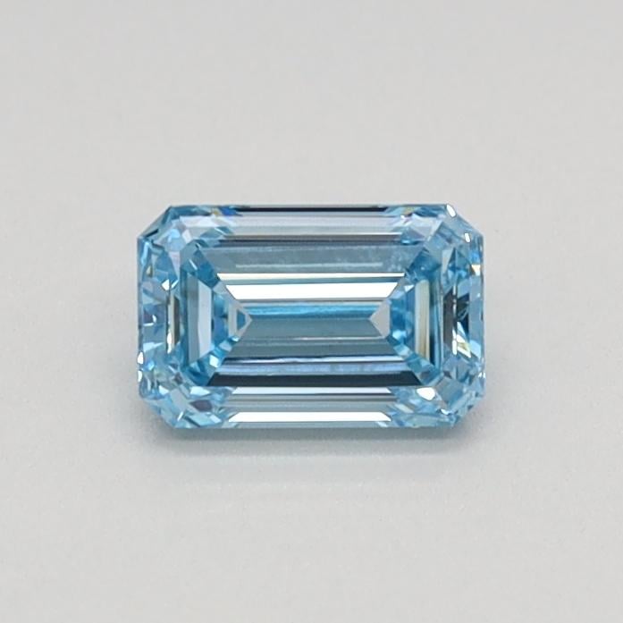 0.33 Ct. Fancy Intense Blue Emerald Lab Grown Diamond