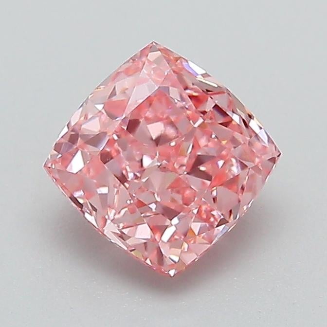 1.11 Ct. Fancy Intense Pink Cushion Lab Grown Diamond