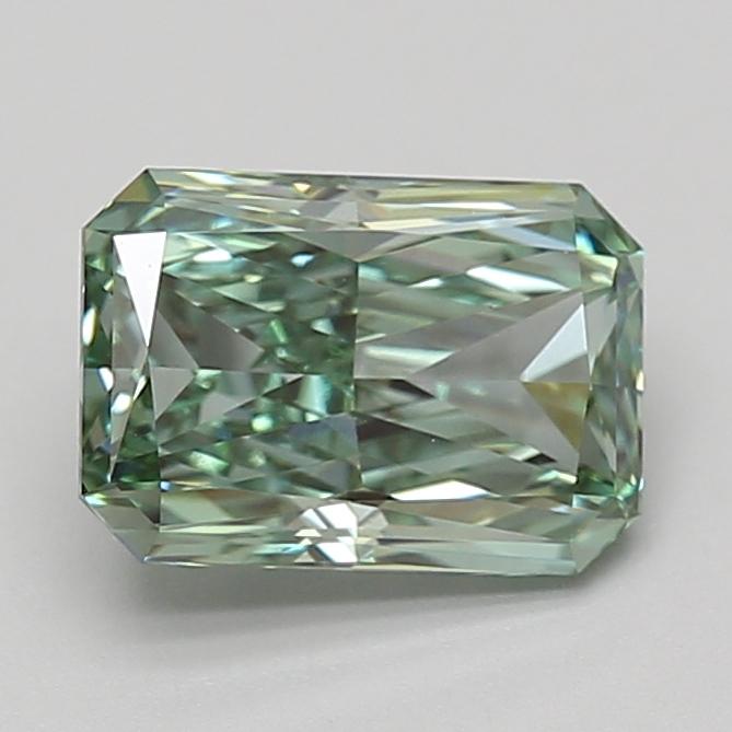 2.08 Ct. Fancy Vivid Green Radiant Lab Grown Diamond