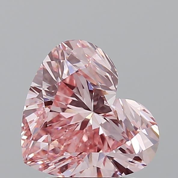 1.94 Ct. Fancy Vivid Pink Heart Lab Grown Diamond