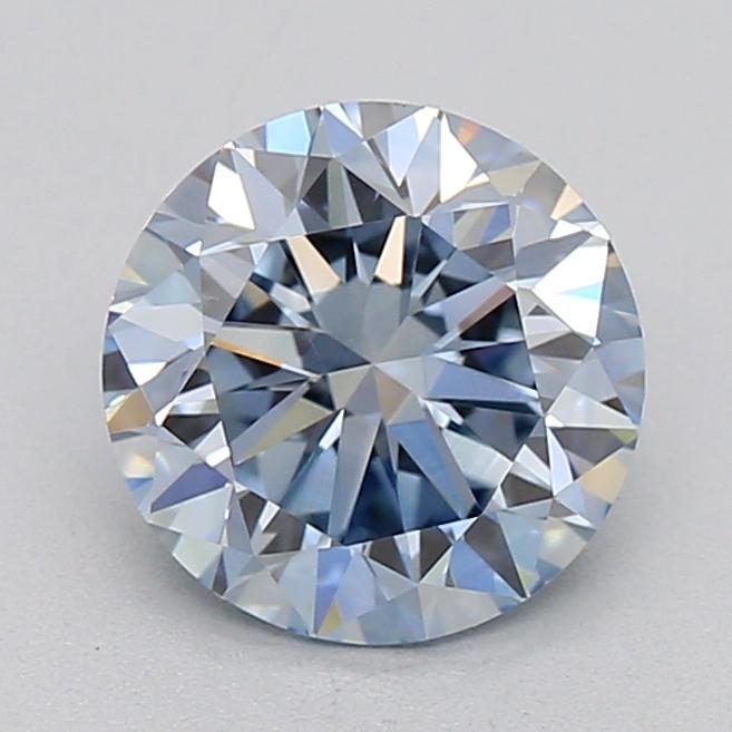 1.03 Ct. Fancy Light  Blue Round Lab Grown Diamond