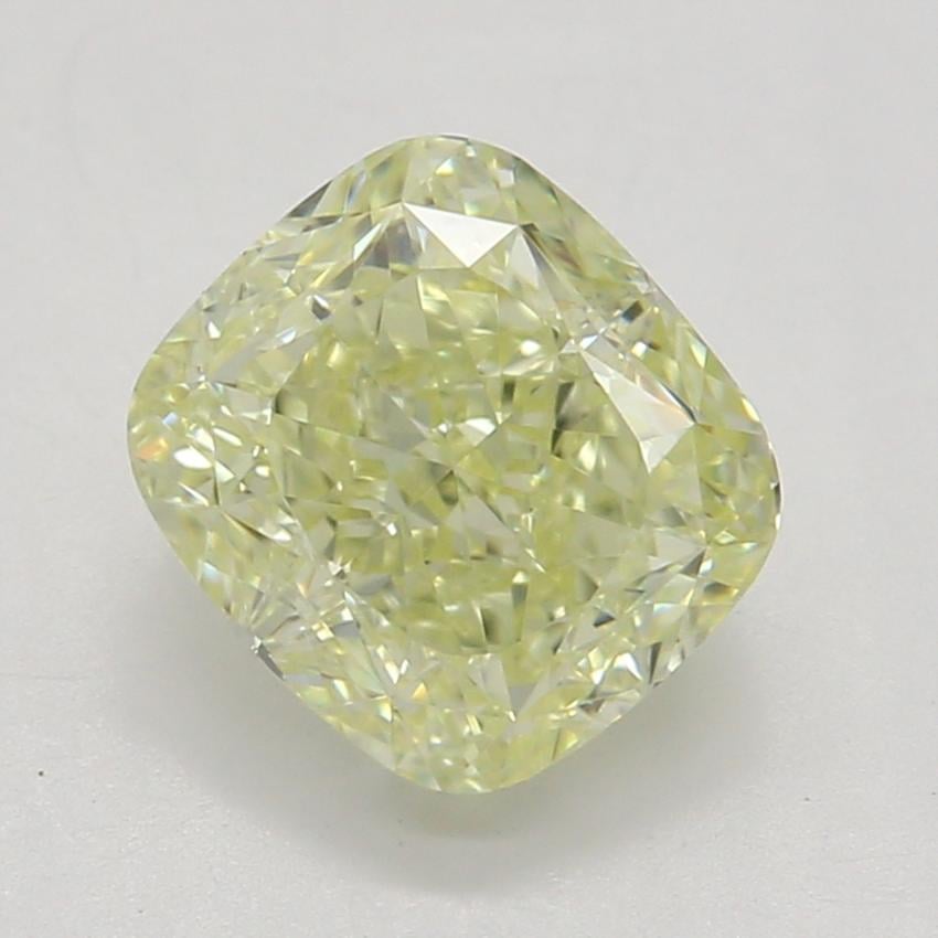 1.09 Ct. Fancy Light Yellow Cushion Diamond