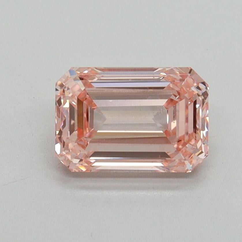 1.23 Ct. Fancy Intense Pink Emerald Lab Grown Diamond
