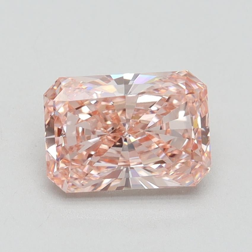 1.52 Ct. Fancy Intense Pink Radiant Lab Grown Diamond