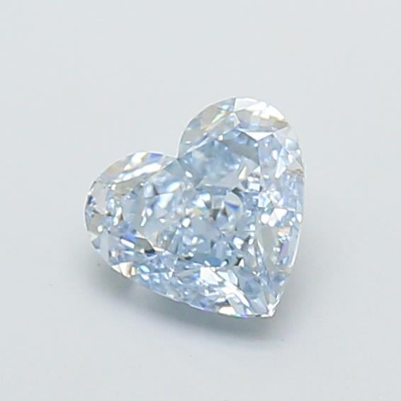 1.08 Ct. Fancy Intense Blue Heart Lab Grown Diamond