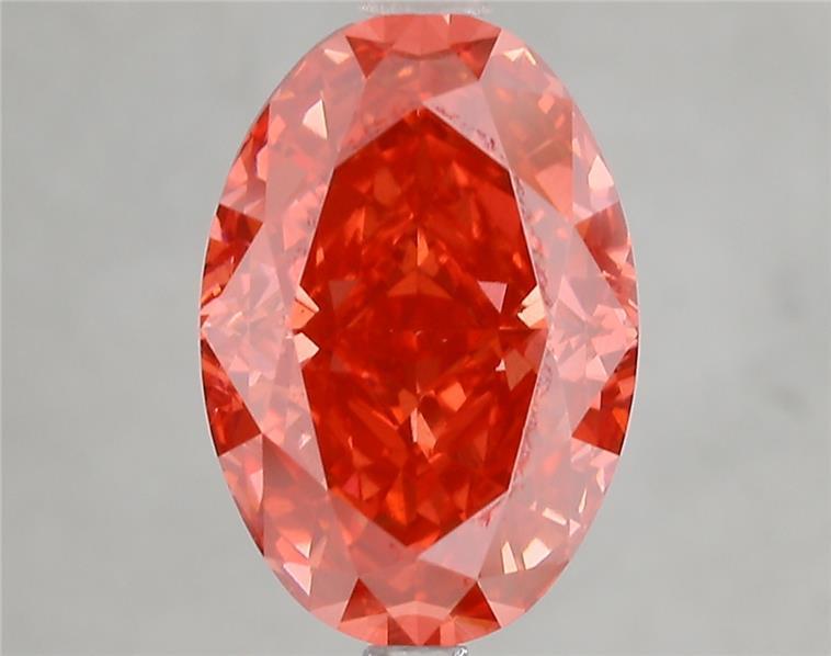 5.08 Ct. Fancy Vivid Pink Oval Lab Grown Diamond