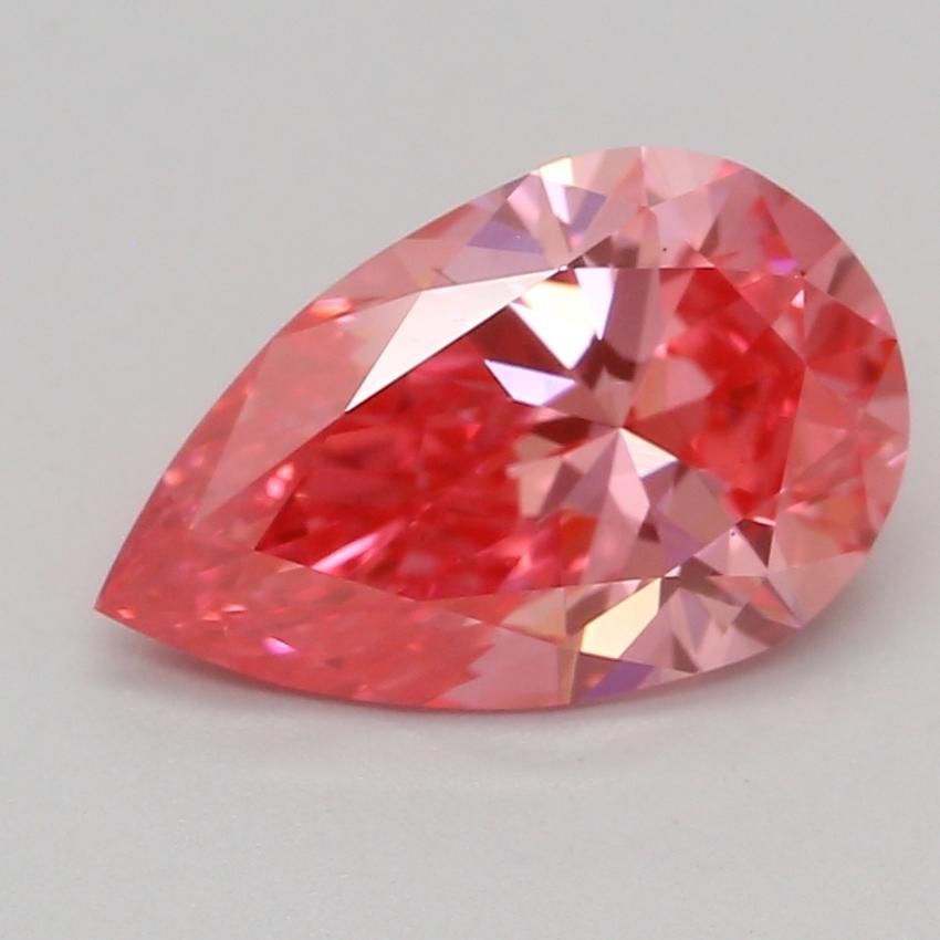 1.03 Ct. Fancy Vivid Pink Pear Lab Grown Diamond