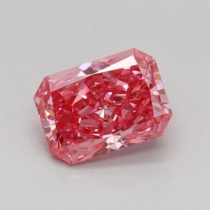0.40 Ct. Fancy Vivid Pink Radiant Lab Grown Diamond