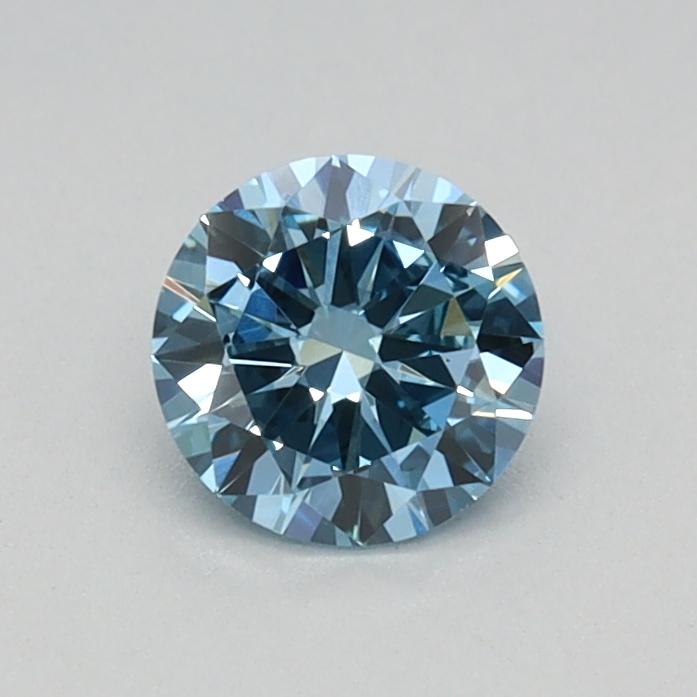 0.35 Ct. Fancy Intense Blue Round Lab Grown Diamond