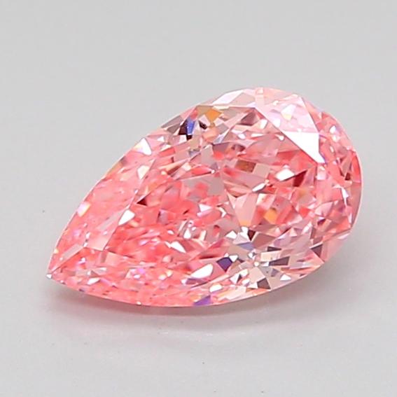 1.02 Ct. Fancy Vivid Pink Pear Lab Grown Diamond