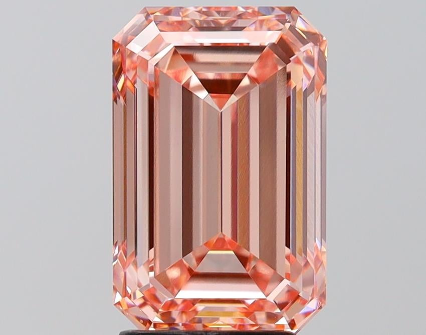 3.81 Ct. Fancy Intense Pink Emerald Lab Grown Diamond