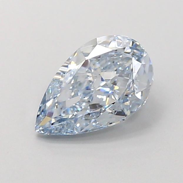 1.12 Ct. Fancy Intense  Blue Pear Lab Grown Diamond