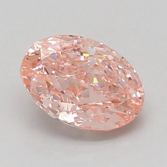 1.09 Ct. Fancy Vivid Pink Oval Lab Grown Diamond