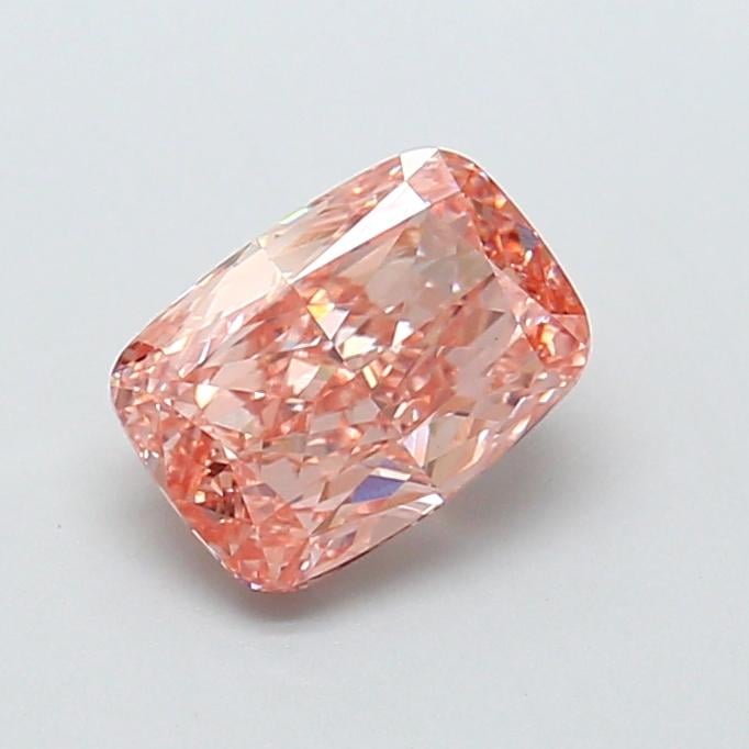 1.73 Ct. Fancy Intense  Pink Cushion Lab Grown Diamond