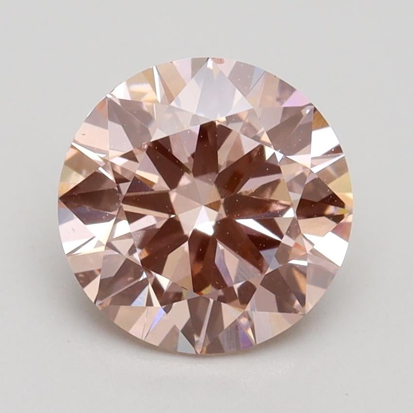 2.00 Ct. Fancy Light Pink Round Lab Grown Diamond