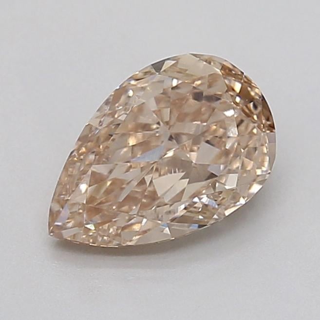 1.02 Ct. Very Light  Brown Pear Lab Grown Diamond