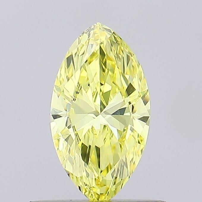 0.52 Ct. Fancy Intense Yellow Marquise Lab Grown Diamond