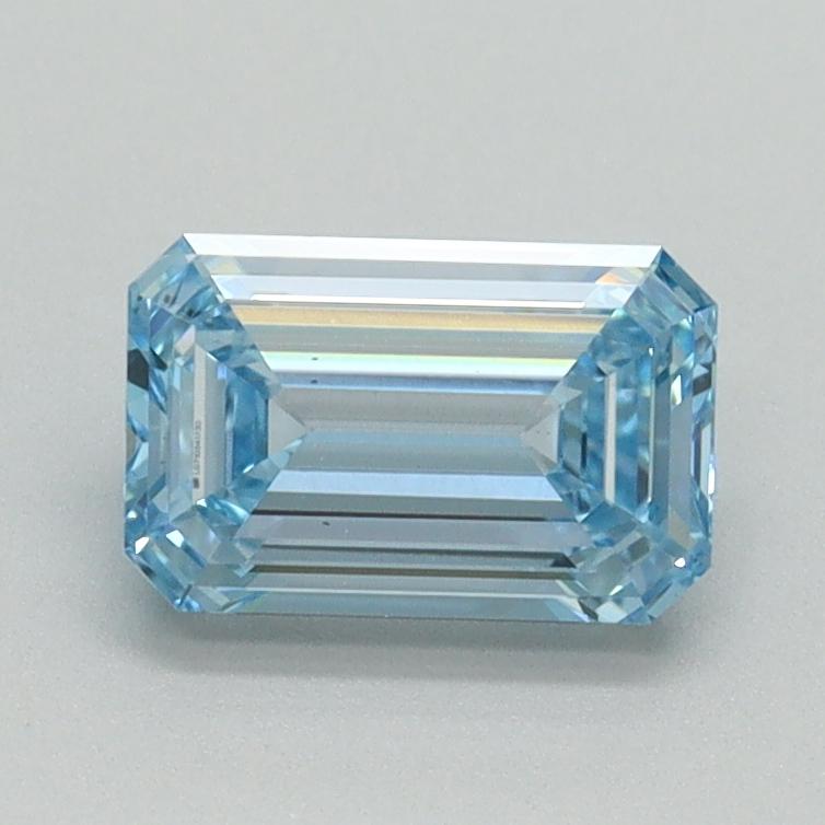 1.01 Ct. Fancy Vivid Blue Emerald Lab Grown Diamond