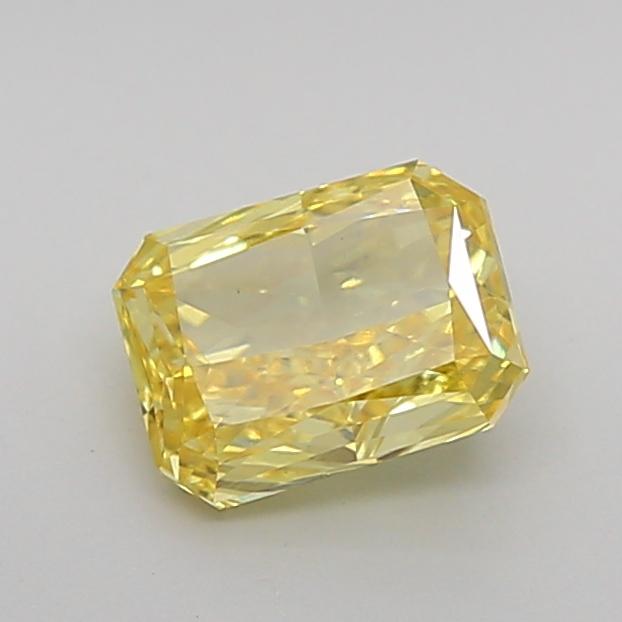 1.01 Ct. Fancy Vivid Yellow Radiant Lab Grown Diamond