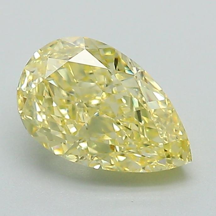 1.21 Ct. Fancy Intense Yellow Pear Lab Grown Diamond