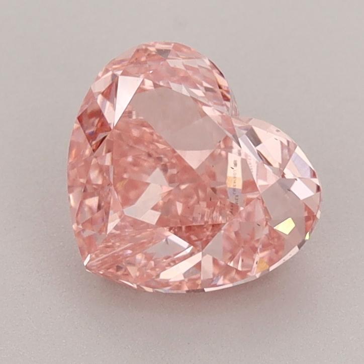 1.71 Ct. Fancy Vivid  Pink Heart Lab Grown Diamond