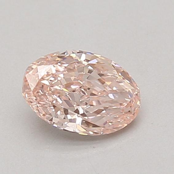 0.75 Ct. Fancy Intense Pink Oval Lab Grown Diamond