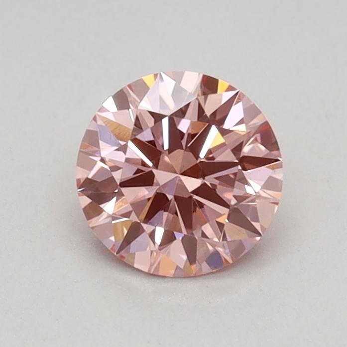 0.44 Ct. Fancy Vivid Pink Round Lab Grown Diamond