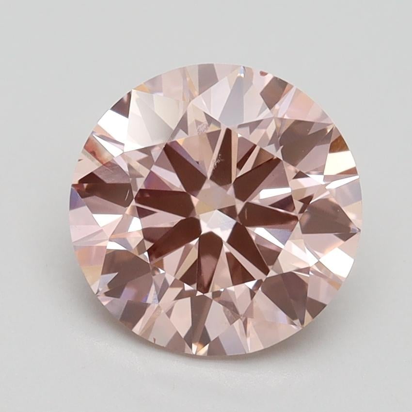 2.17 Ct. Fancy Intense Pink Round Lab Grown Diamond