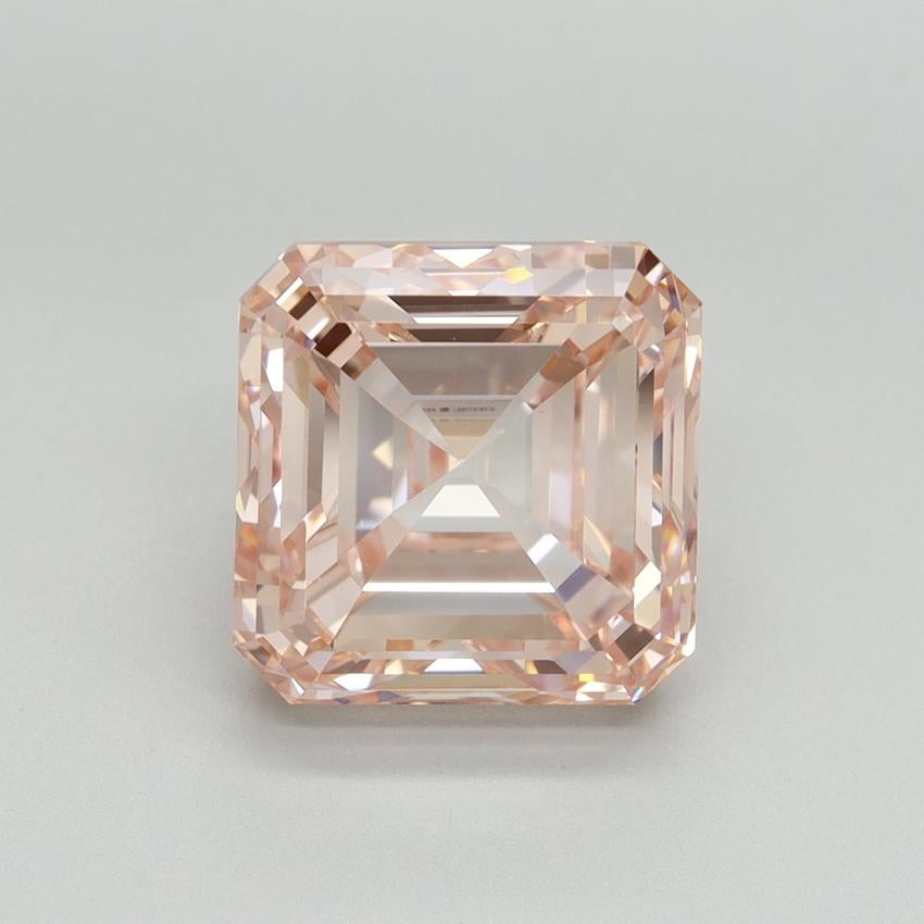 5.01 Ct. Fancy Pink Asscher Lab Grown Diamond