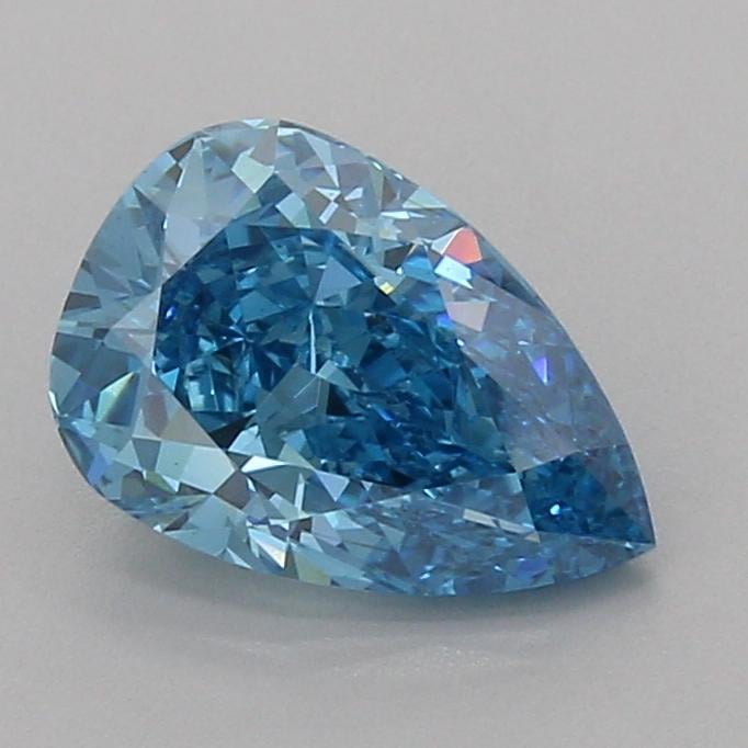 2.06 Ct. Fancy Vivid Blue Pear Lab Grown Diamond