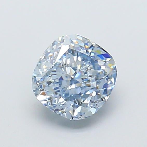 1.13 Ct. Fancy Light Blue Cushion Lab Grown Diamond