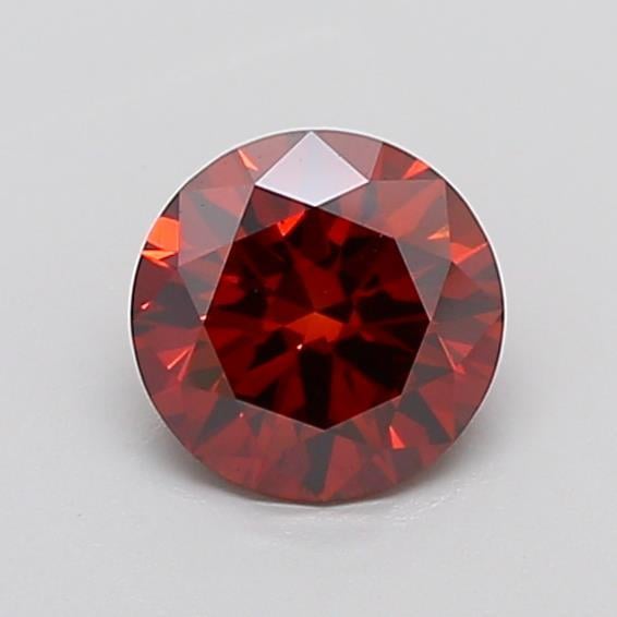 1.36 Ct. Fancy Deep  Orange Round Lab Grown Diamond