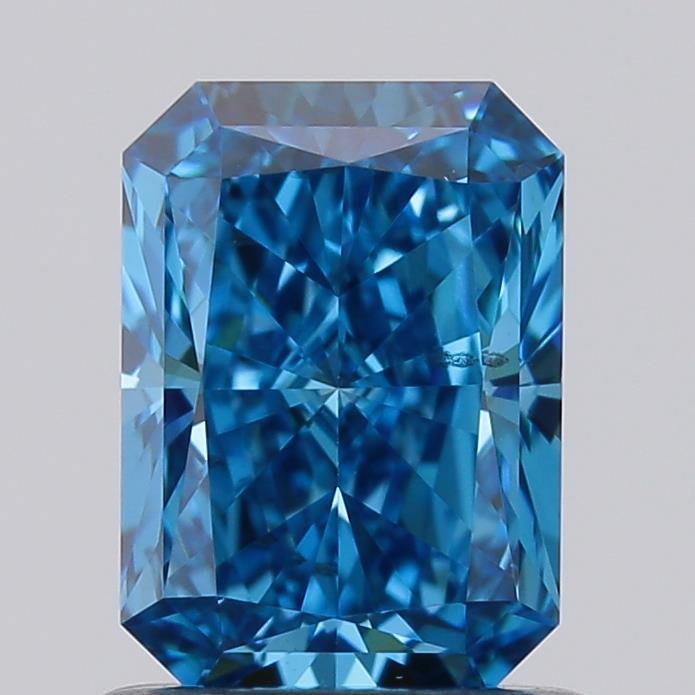1.02 Ct. Fancy Vivid  Blue Radiant Lab Grown Diamond