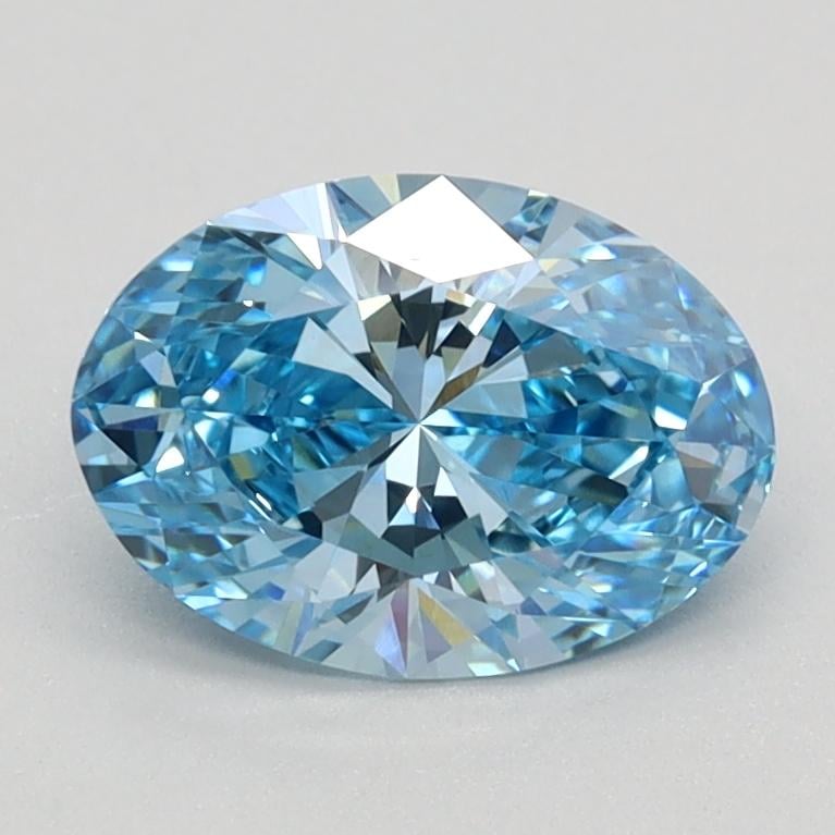 1.06 Ct. Fancy Blue Oval Lab Grown Diamond