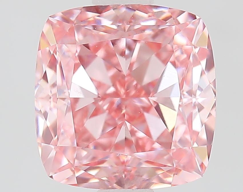 2.02 Ct. Fancy Pink Cushion Lab Grown Diamond
