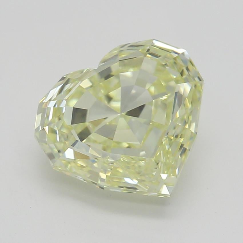 1.62 Ct. Fancy Light Yellow Heart Diamond