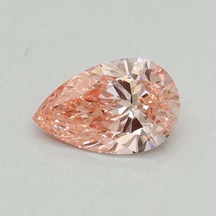 0.39 Ct. Fancy Vivid Pink Pear Lab Grown Diamond
