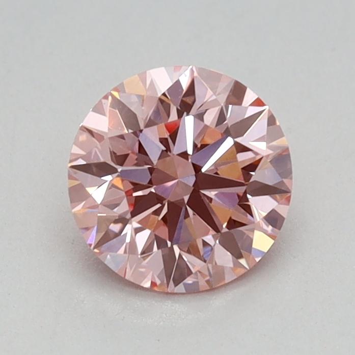 0.55 Ct. Fancy Intense Pink Round Lab Grown Diamond