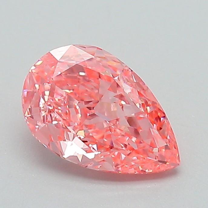 1.01 Ct. Fancy Vivid Pink Pear Lab Grown Diamond