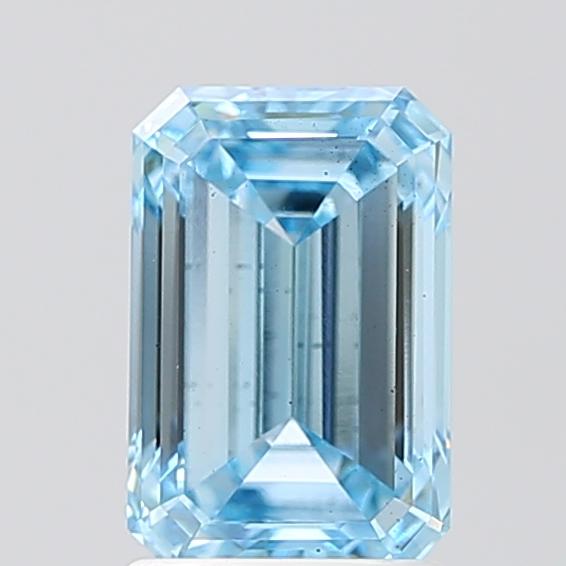 1.90 Ct. Fancy Intense Blue Emerald Lab Grown Diamond